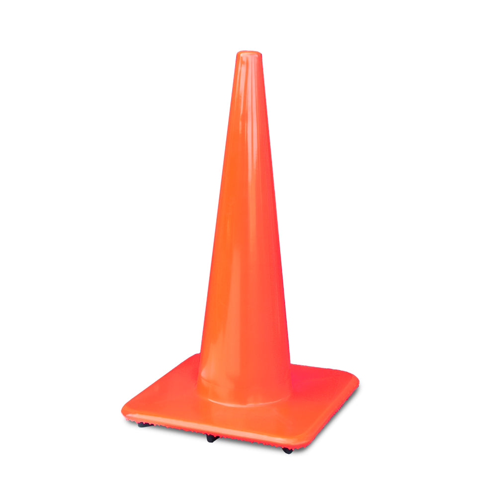 Tri-Glo 28" 10lb Orange Slim Traffic Cone-1