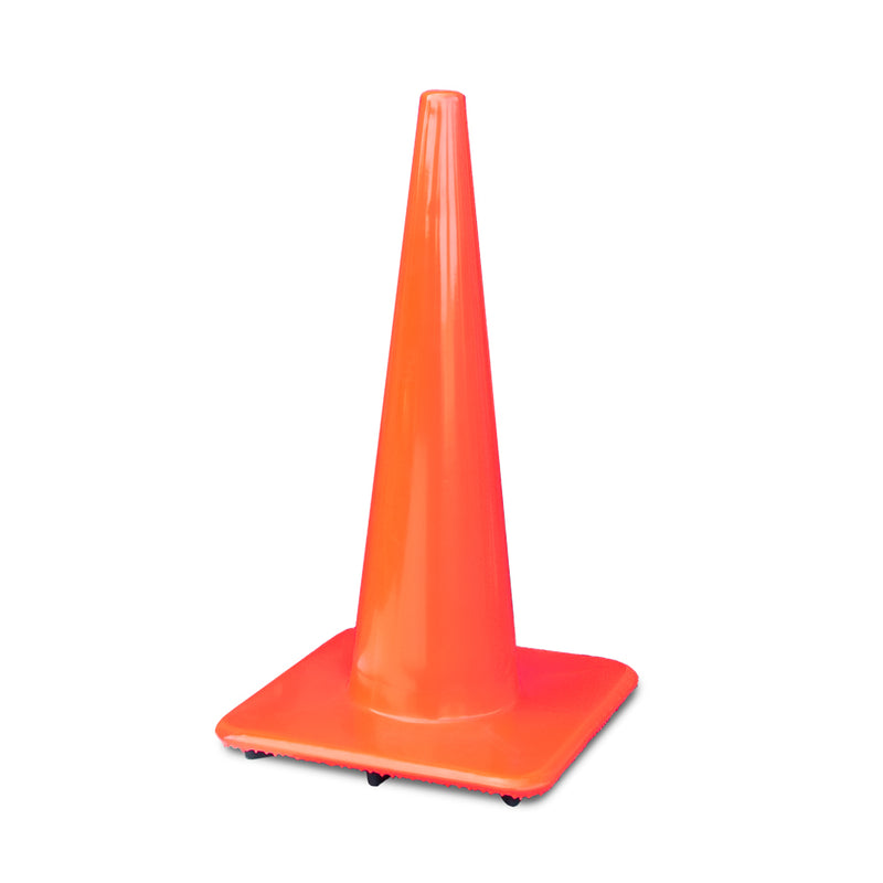 Tri-Glo 28" 10lb Orange Slim Traffic Cone-1