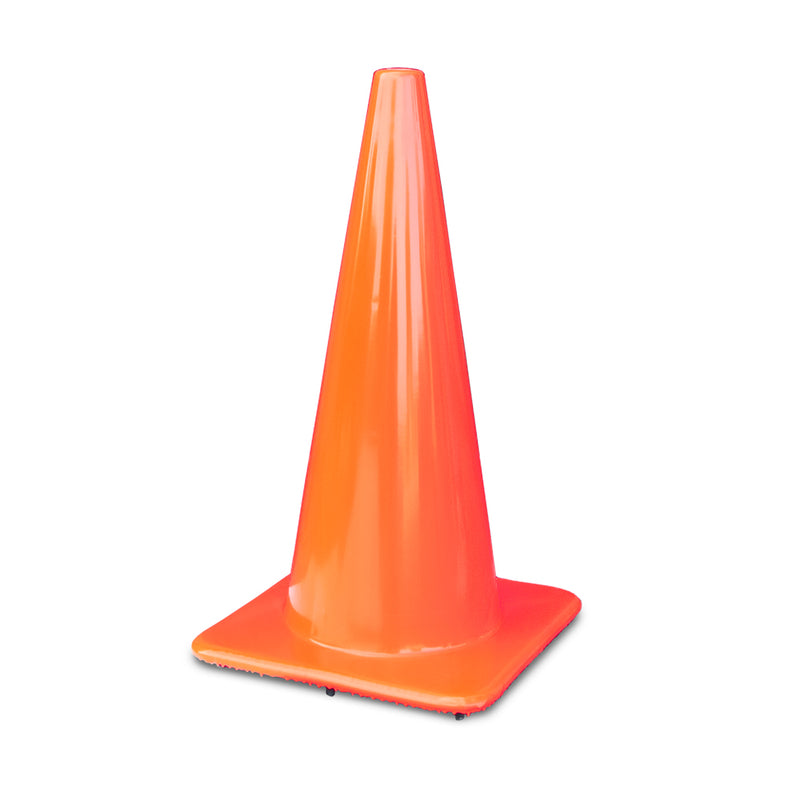 Tri-Glo 28" 7lb Orange Wide Traffic Cone-1