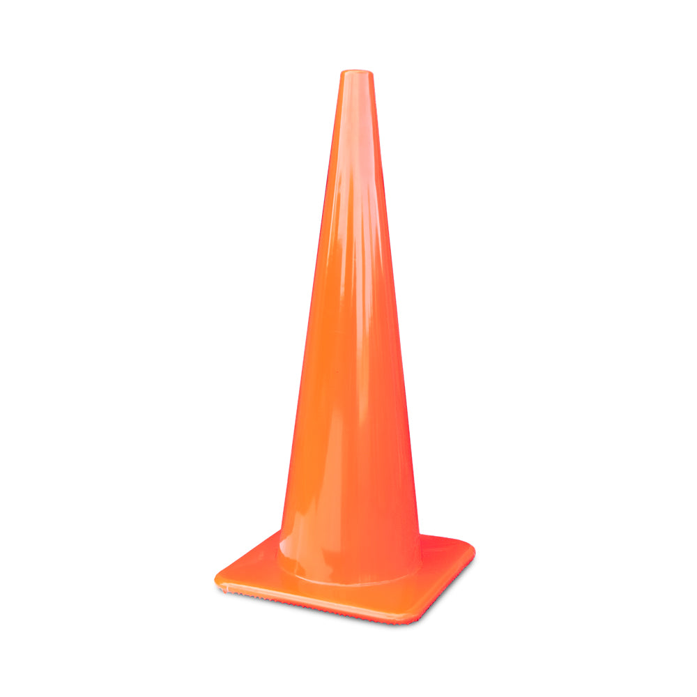 Tri-Glo 36" 12lb Orange Wide Traffic Cone-1
