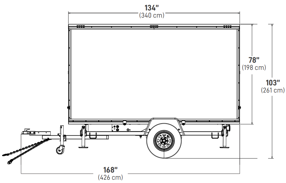 Sunray SMC 1000 Three-Line Large Message Board-2