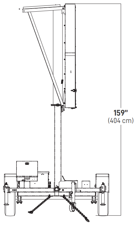 Sunray SMC 1000 Three-Line Large Message Board-4